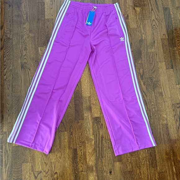 Women's Adidas Firebird Loose Track Pants - Large / Purple Burst - Picture 1 of 10